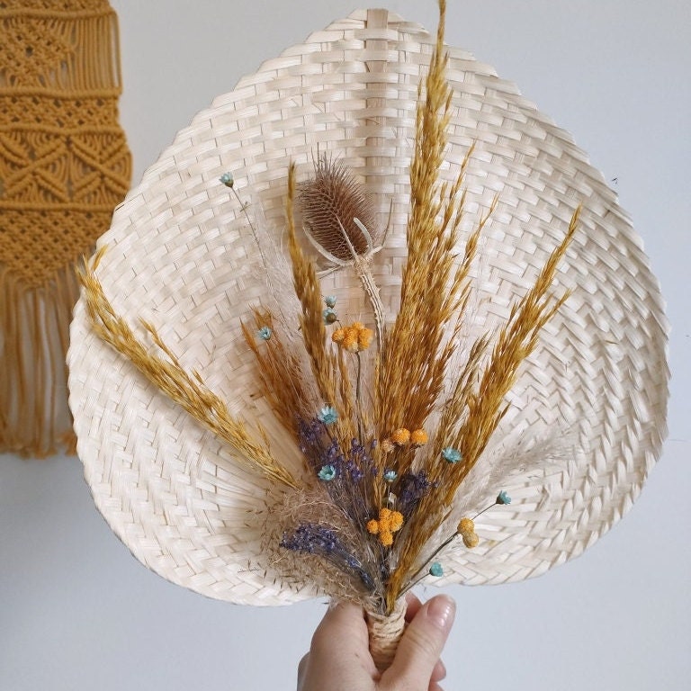 Feuille de Palmier Fleurie