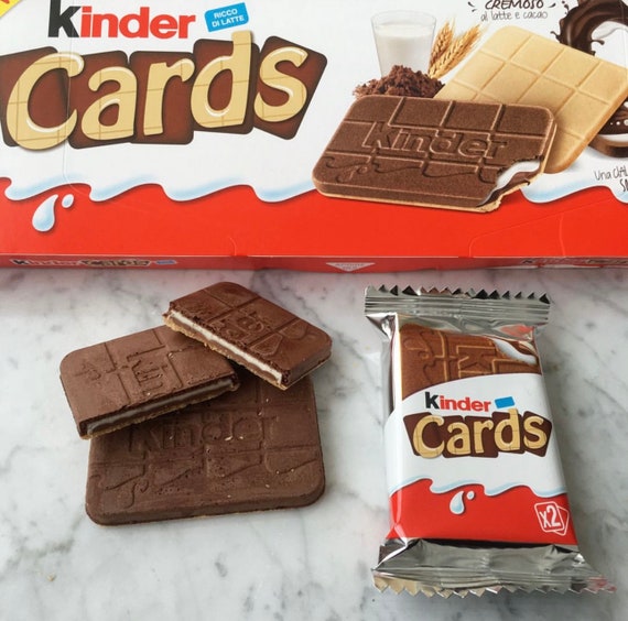 NEW Kinder Cards Cookies Biscuit, Unique Gift, Premium Product, Best  Quality -  Finland