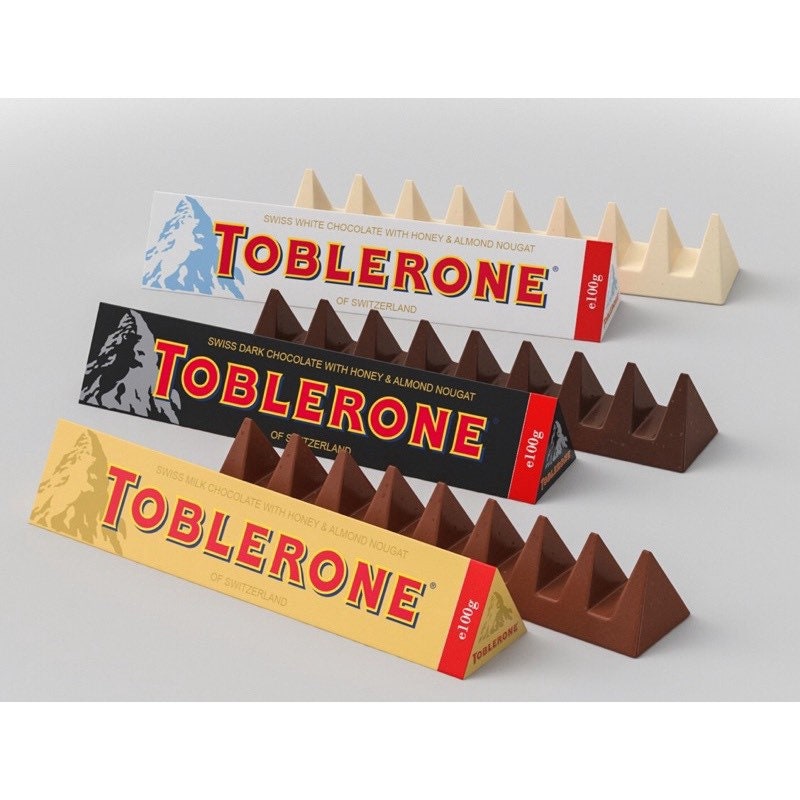 Toblerone 12.7 Oz - 360g Swiss White Chocolate Nougat Bar Extra