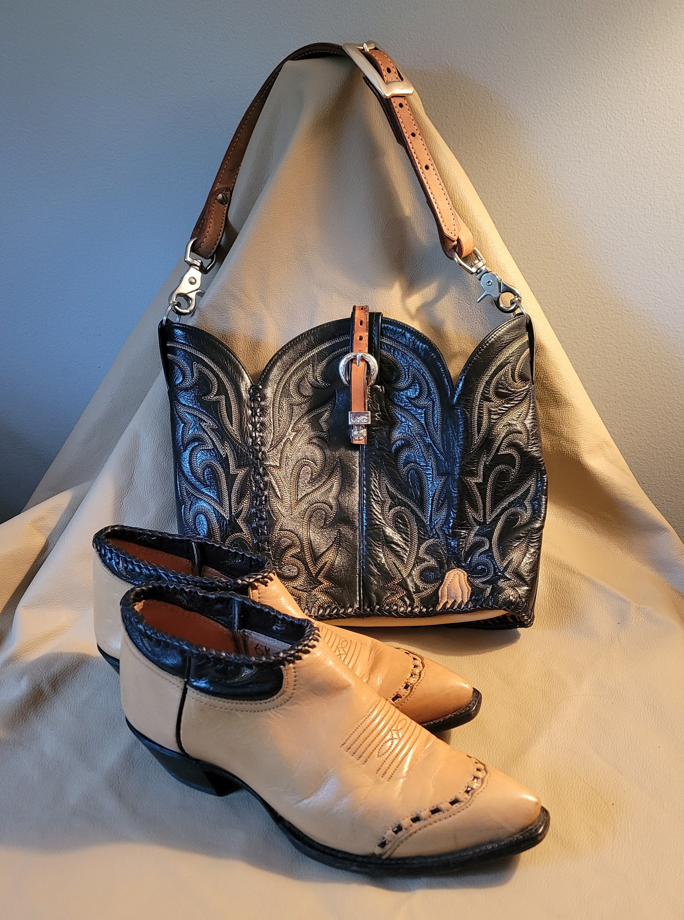 Custom Handbag W/matching Booties