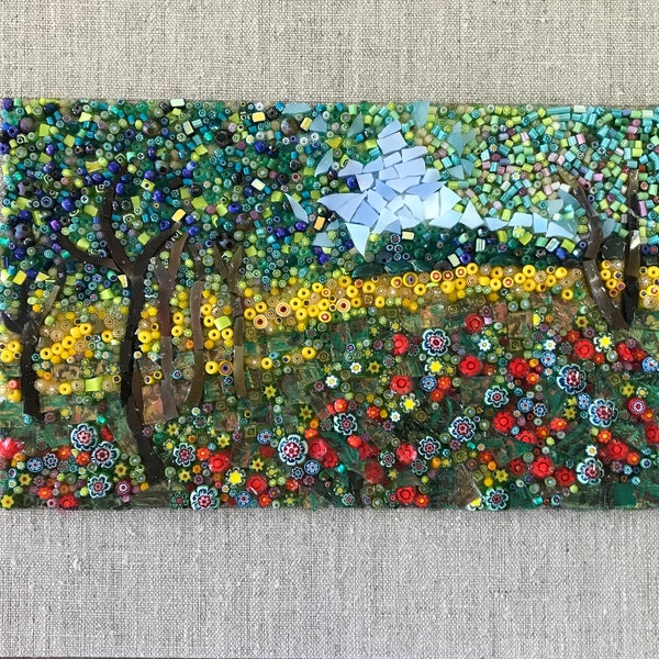 Glass Mosaic Art Etsy