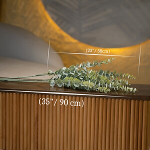 Elevate your floral arrangements with this 35" Frosted Eucalyptus Branch, a versatile and premium artificial greenery perfect for Boho weddings and home decor.