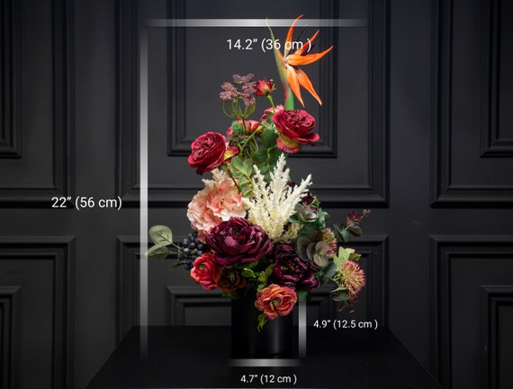 Supporti Per Fiori In Acciaio - 4 Pezzi Per Composizioni Floreali - Foto 11