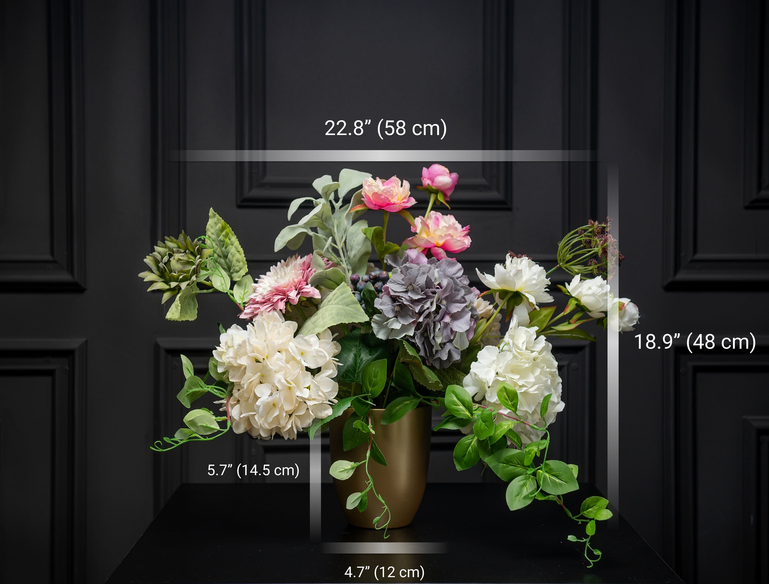 Luxury Large Finest Real Touch Flowers Arrangement