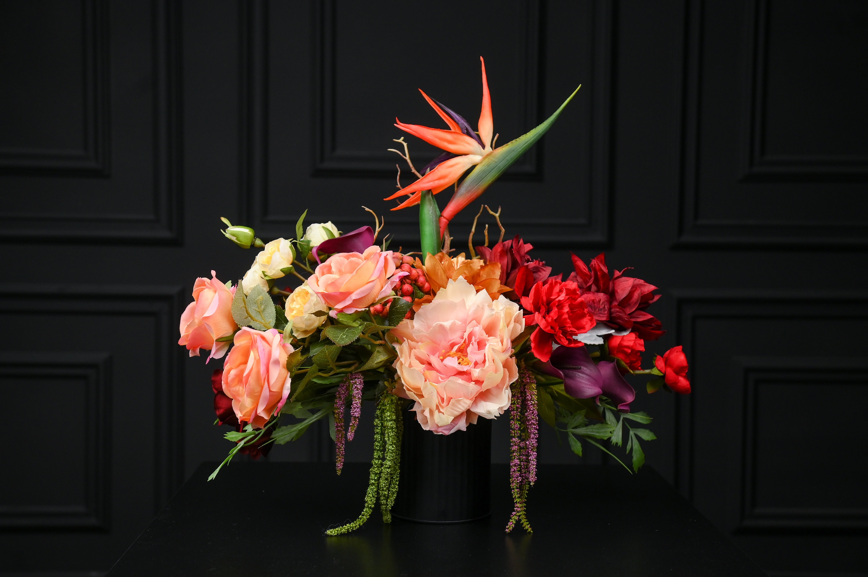 Bildergebnis für winter fake artificial flower floral arrangement