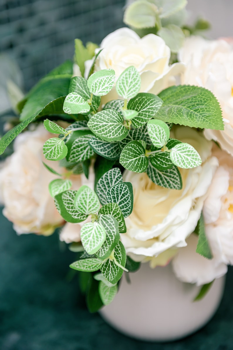 Artificial Water Lily Centerpiece Vase, Small Artificial Flower