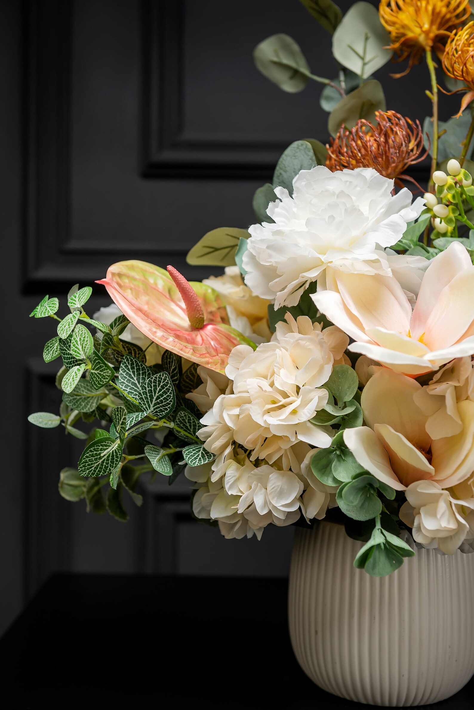 Real Touch Floral Arrangement for Dining Table Artificial Etsy