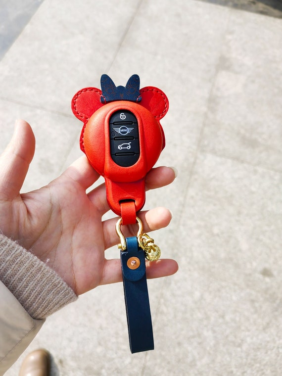 Mini cooper leather key on sale case