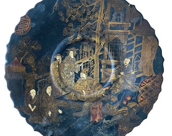 1860 Piatto decorativo cineseria