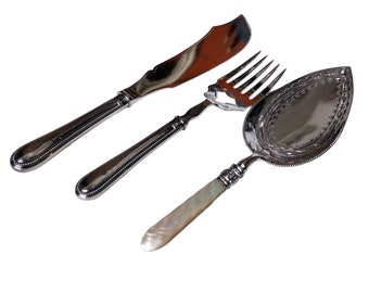 Piatto da portata vintage in argento - Set di 3