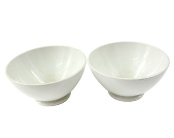 Mid 20th Century French Porcelain Bowls, Pair