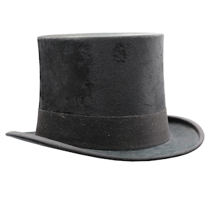 Vintage Black Top Hat "Bao"