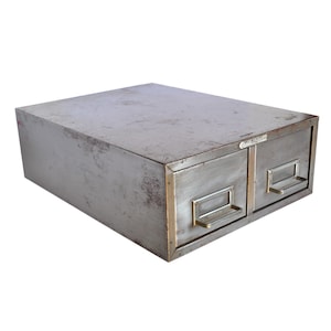 Archivador de tarjetas doble Steelmaster