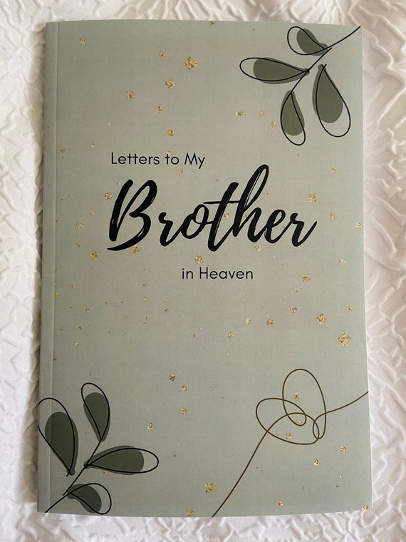 Letters to My Brother in Heaven A Guided Grief Journal - Etsy