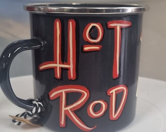 SPITFIRE - Hotrod Coffee Mug - Mancave; Bar; Workshop; Garage; custom-painted