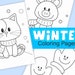Printable Winter Coloring Pages for Kids, Toddlers, Preschoolers ...