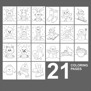 Printable Winter Coloring Pages for Kids, Toddlers, Preschoolers ...