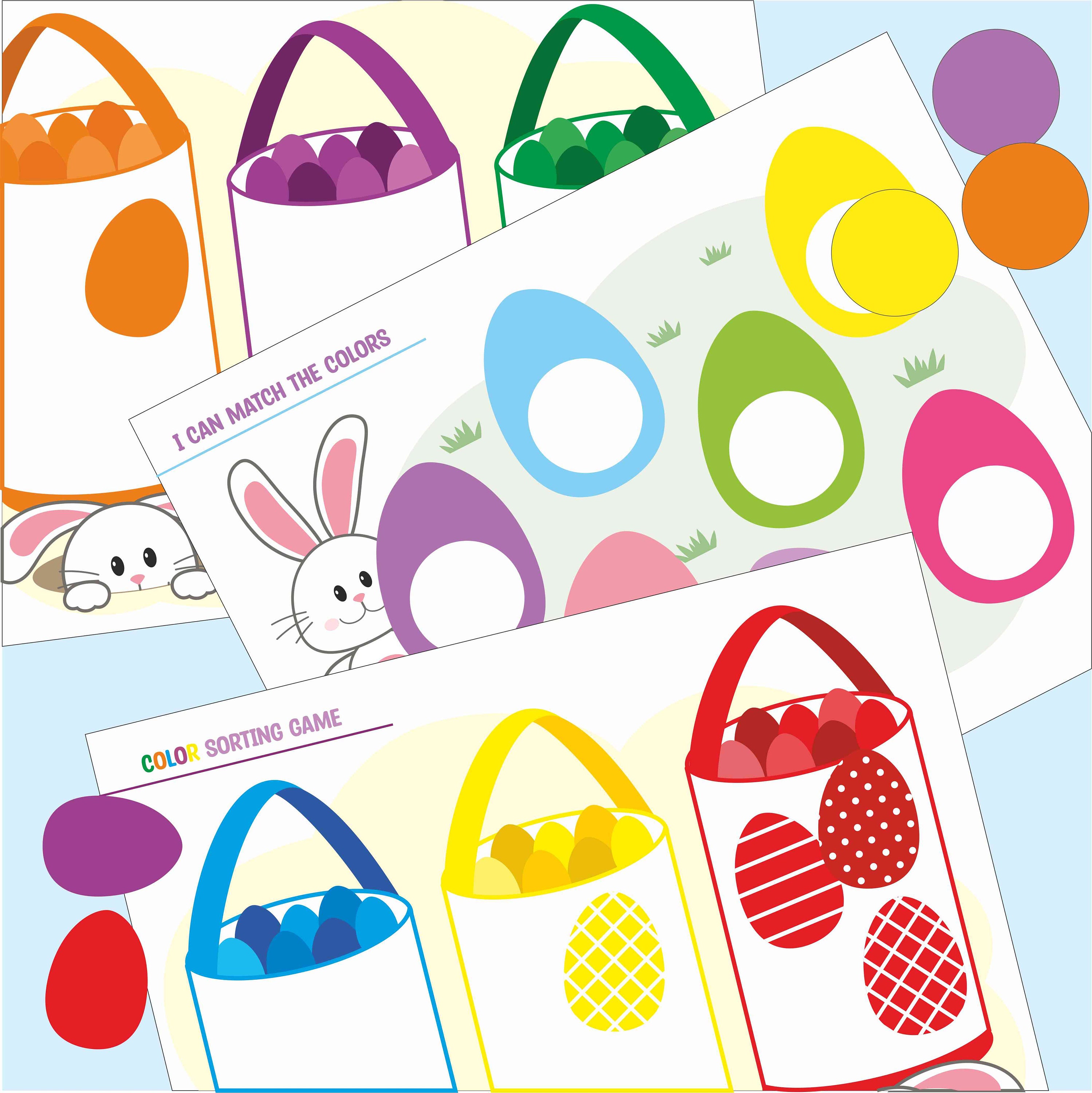 Easter Busy Book Bundle: Preschool Learning Activities (digital ...