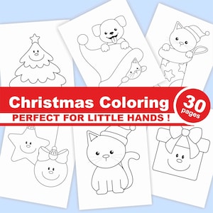 Christmas Coloring, Kids Coloring Pages, Christmas Coloring Pages PRINTABLE For Toddlers Christmas Activity Printable Coloring Book for Kids