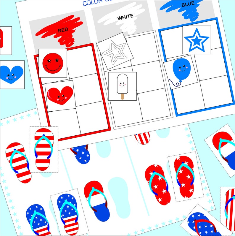 4th July Games, Busy Book, USA Independence Day Games, 4th of July Activity Pack For Preschoolers, Patriotic Party Activities, Printable image 2