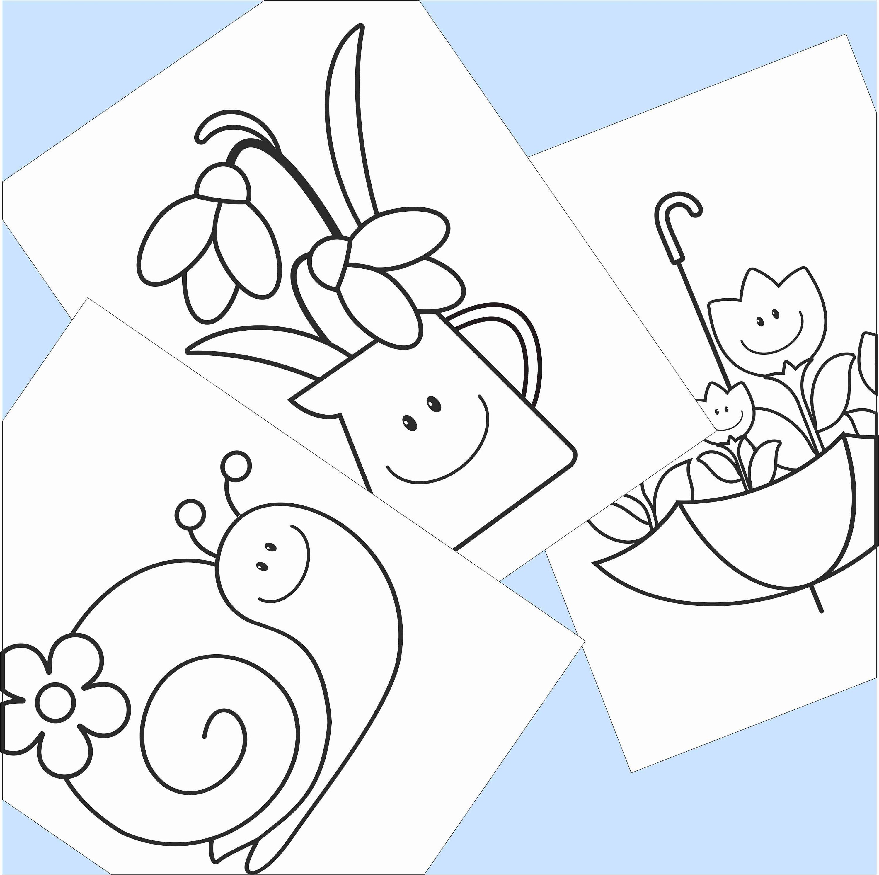 Printable Spring Coloring Pages for Kids, Toddlers, Preschoolers ...