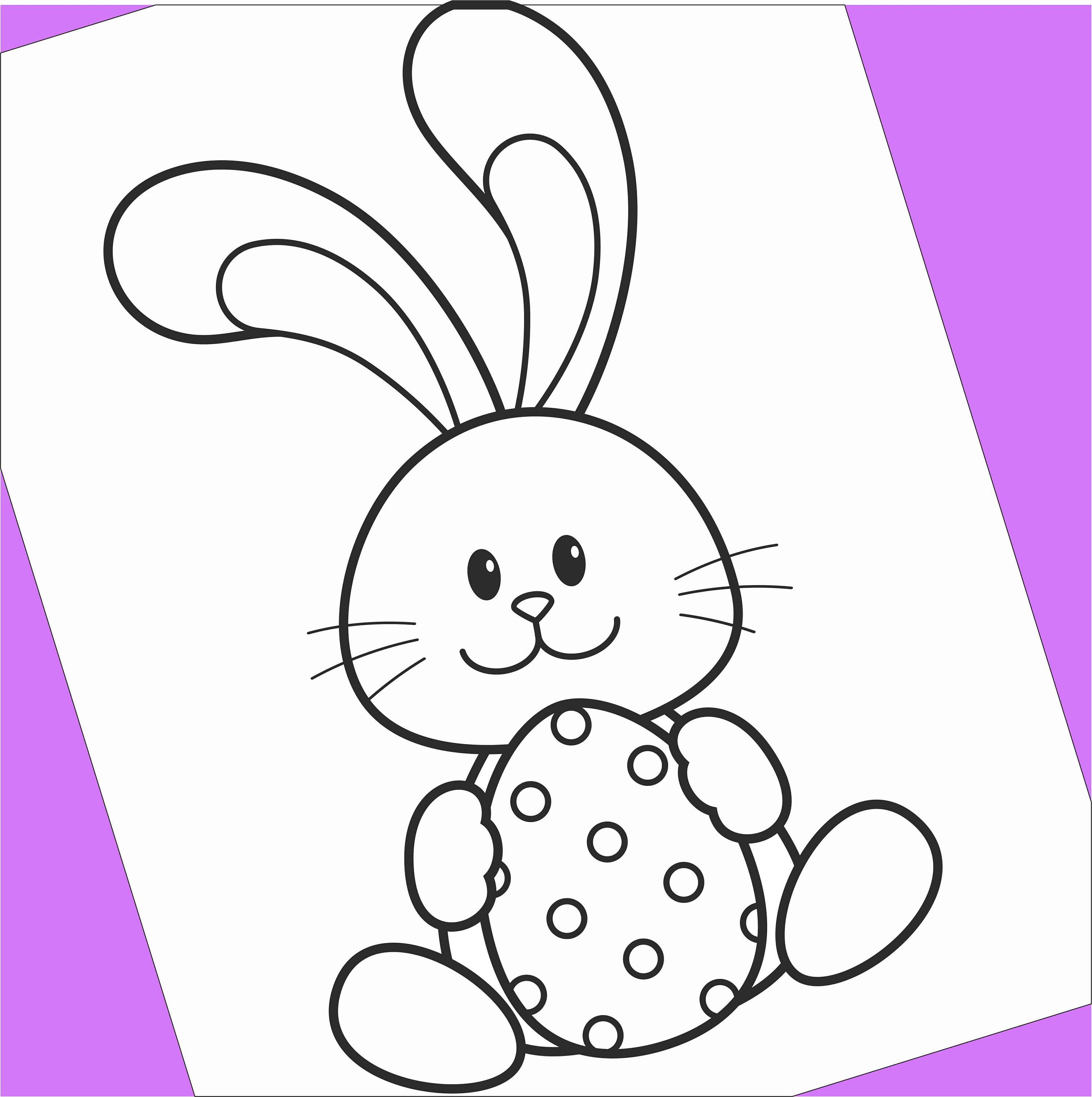 Easter Coloring Book, Easter Easy Coloring Pages, Easter Printable ...