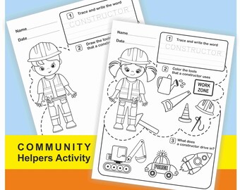 professions coloring etsy india