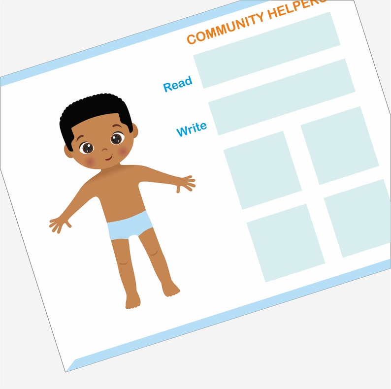 Community Helpers Busy Book: Toddler Occupation Activities (digital ...