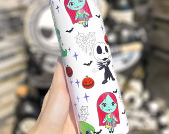 Halloween NBC Stainless Steel Tumbler | Spooky Gift | Halloween Travel Mugs | Insulated Tumbler | Stainless Steel | Halloween Cup