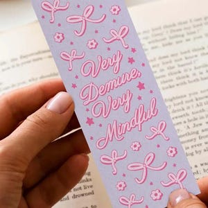 Sehr achtsames, sehr zurückhaltendes Lesezeichen Buch Lesezeichen | Bücherwurm Geschenk | Buchen Sie Club-Karte | Romanze Leseratte | Romantik | Buch-Liebhaber-Geschenk