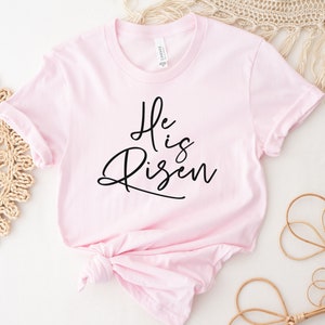 He Is Risen Womens Easter Shirt, Easter Clothing, Easter Outfit, Easter Gifts, Jesus Lover Tshirt, Christian Easter Shirt, Good Friday