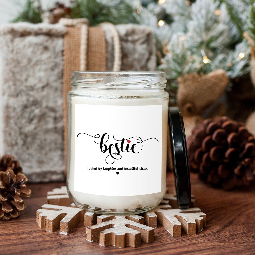 Bestie Candle Gift Best Friend Christmas Gift Best Friends Etsy