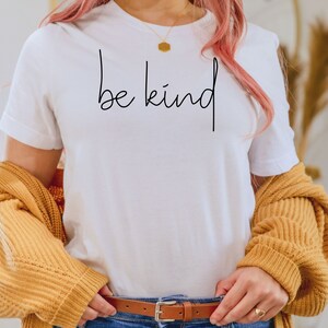 Be Kind Shirt, Inspirational Shirt,Positive Quotes, Oh Happy Day, Bee Kind Tee, Plus Size Shirt, Minimalist Shirt, Good Human, Gift For Her