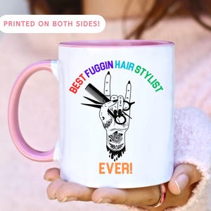Hair Stylist Gift Mug Hairdresser Beautician Stylist Birthday Appreciation Funny Cosmetologist School Graduation Gift Best Hair Dresser Gift