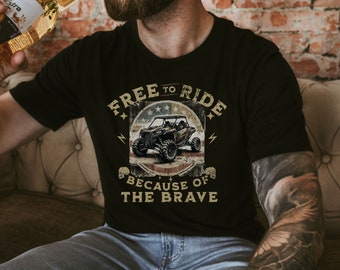 UTV Side By Side Riding Hoodie, Off-Road Riding, Side By Side Shirts, American Patriotic Shirt, RZR Shirt, SXS Funny Mudding Shirt, Miltary