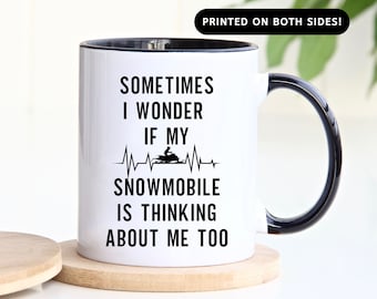 Snowmobiler Gift, Snowmobile Mug,  Funny Snowmobiler Christmas Gift,  Snowmobiling Gift, Love Snowsports, Snow Mobile Gift, Braap, Sled Gift