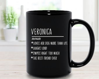 Personalized Name Definition Mug,Bestie Gift Personalize Name Coffee Mug With Definition,Custom Name Mug,Name Definition Cup Name Meaning