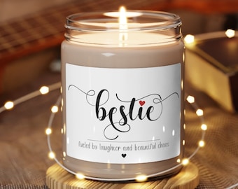 Bestie Candle Gift, Best Friend Christmas Gift, Best Friends Candle, Guy Best Friend Gift, Best Friend Birthday Gift, Girlfriend Gift, Xmas