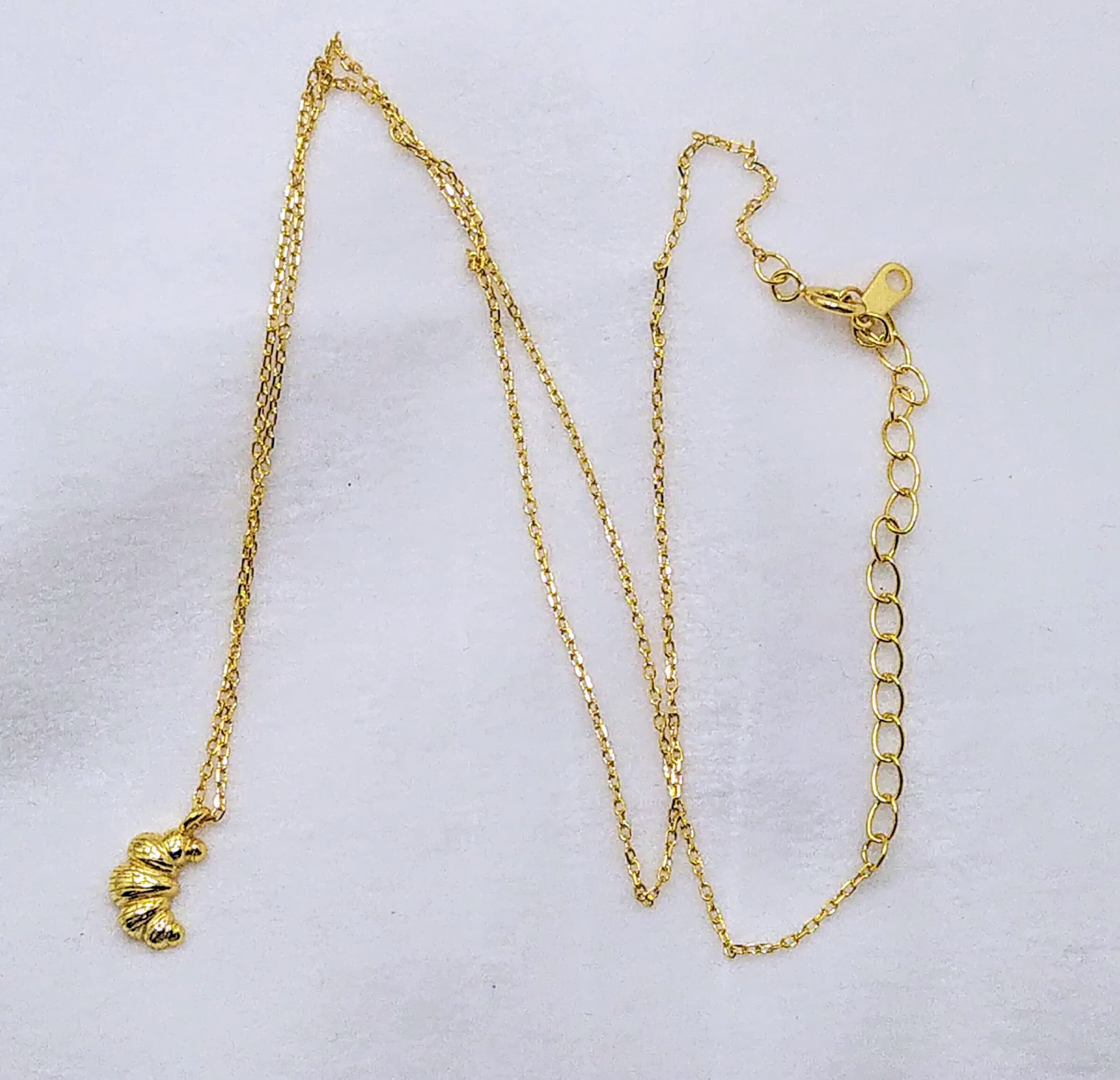 TATIANA☆[Silver925] Deli Croissant Necklace MUSINSA | TATIANA (Silver 925) Deli Croissant Necklace NZ2428