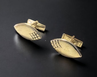 Vintage Art Deco Gold Tone Patent 2.974.381 Cuff Links