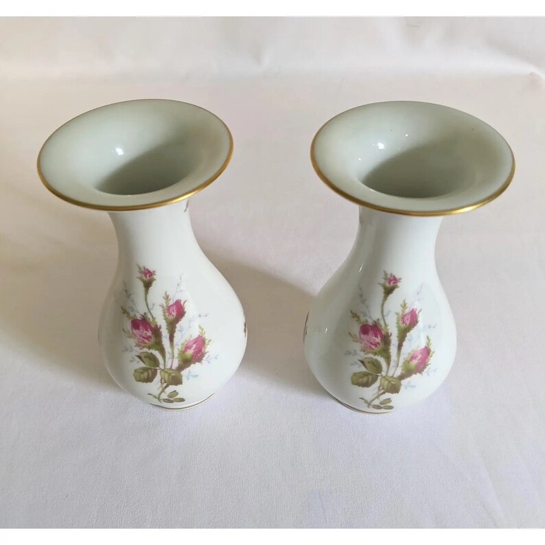 Vintage Rosenthal Selb Germany Kunstabteilung Porcelain Vases Etsy