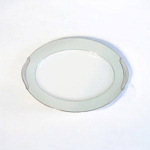 Vintage Noritake China Greencourt 5322 Pattern Oval Serving Platter
