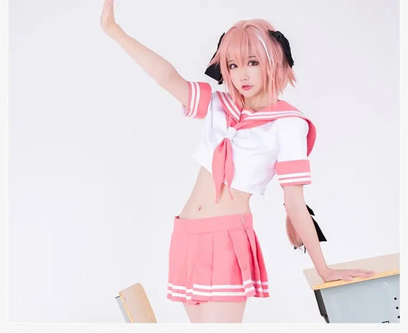 Fate/Grand Order Fate Apocrypha Rider Astolfo Cosplay 