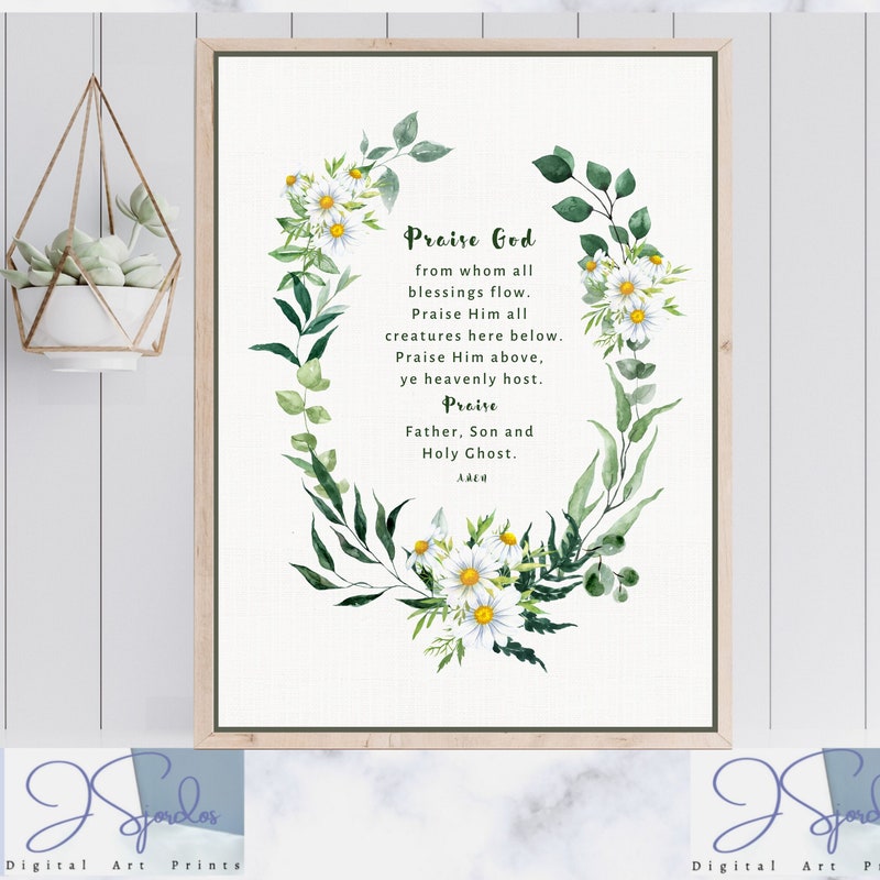 Doxology Print - Etsy