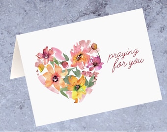 My Prayer Hug Card, Printable Cards Praying for You, Card for Friend ...