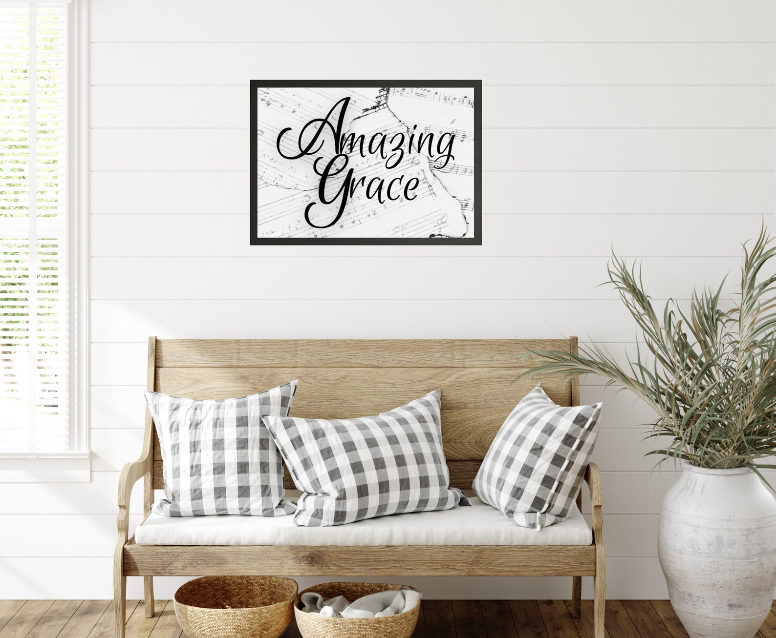Amazing Grace Art Print Gift for Her Simple Wall Art Etsy