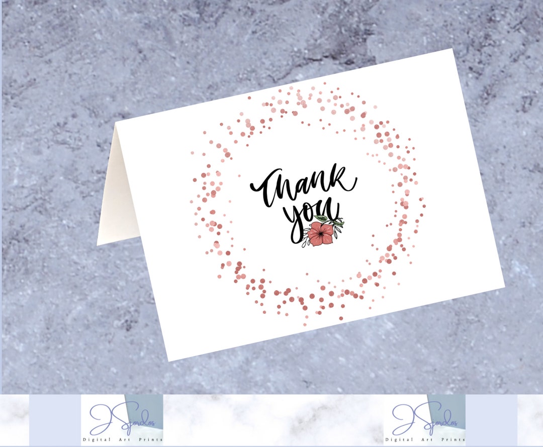 Printable Thank You Card, Printable Card for Friend, Printable Card ...