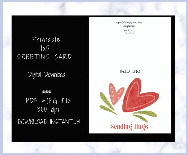 Sending Hugs Card, Sending Hugs, Download, Printable Cards Sending Hugs ...