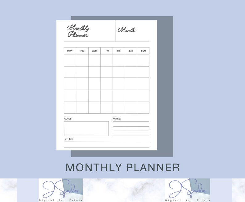 Minimalist Planners Printable Planners Task Planner to Do - Etsy