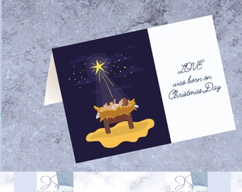 Christmas Printable Greeting Card Religious Wise Men Bible - Etsy